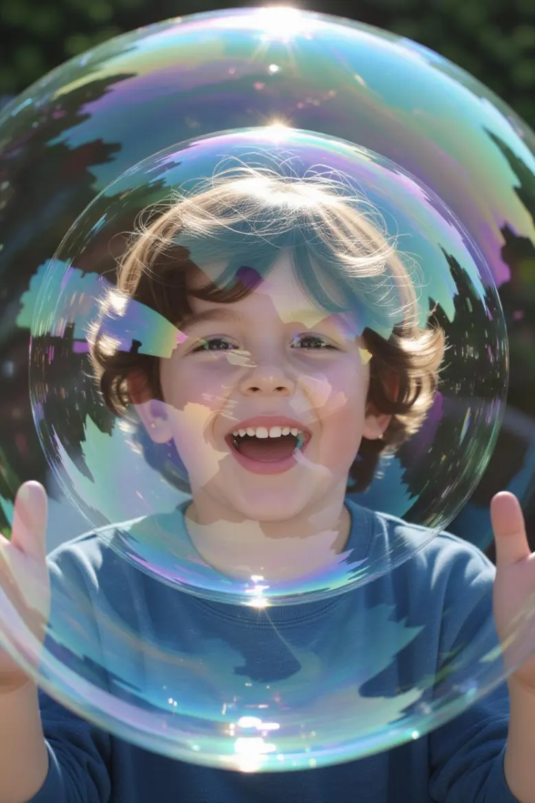 Bubble show performance
