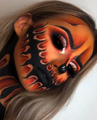 Face painting example 6