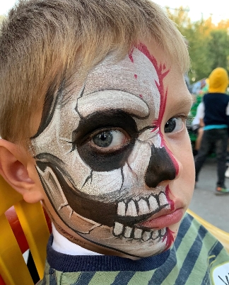 Face painting example 7